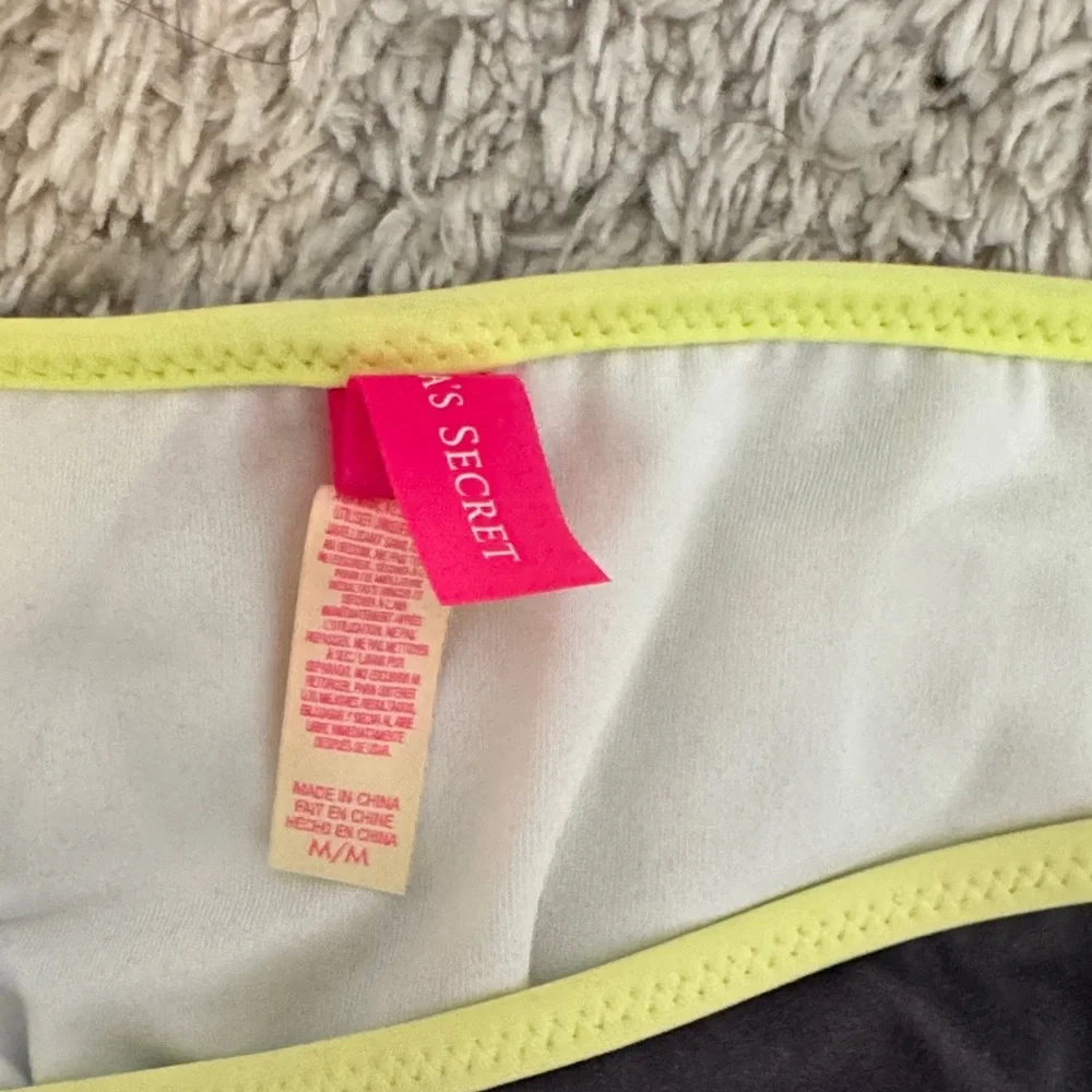 Victoria's Secret Monochrome Bikini with Yellow Trim - Picture 3 of 4